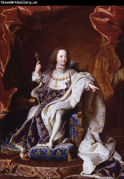 Hyacinthe Rigaud Portrait de Louis XV